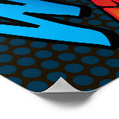 Wat ik denk stripboek popart poster (Hoek)