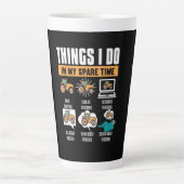 Wat ik doe in mijn Boerderij van de Spaartijdentre Latte Mok (Voorkant)