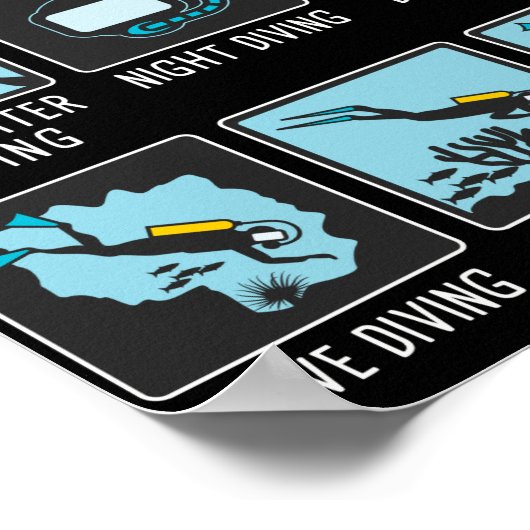 Wat ik doe in mijn reserveduiker poster (Hoek)