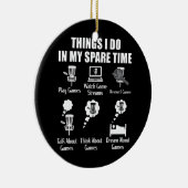 Wat ik doe in mijn reservekast keramisch ornament (Rechts)