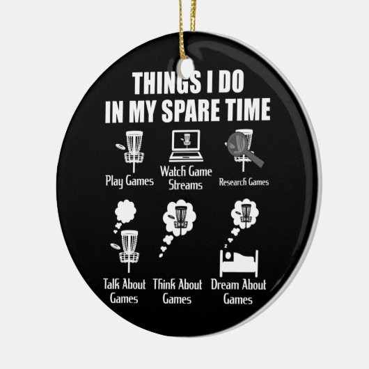 Wat ik doe in mijn reservekast keramisch ornament (Links)