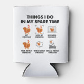 Wat ik doe in mijn vrije tijd blikjeskoeler (Voorkant)