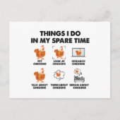 Wat ik doe in mijn vrije tijd briefkaart (Voorkant)