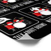 Wat ik doe in mijn vrije tijd drummer musicus poster (Hoek)