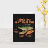 Wat ik doe in mijn vrije tijd Funny Fisherman, Fis Kaart (Gele Bloem)