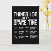 Wat ik doe in mijn vrije tijd, ga je gang kaart (Gele Bloem)