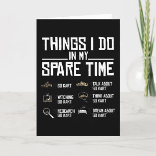 Wat ik doe in mijn vrije tijd, ga je gang kaart