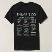 Wat ik doe in mijn vrije tijd paramotoring Paramot T-shirt (Design voorkant)