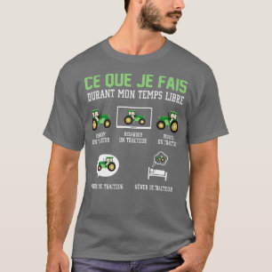 Wat ik doe in mijn vrije tijd Tractor T-shirt