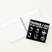 Wat ik doe in mijn vrije tijd Vist Notitieboek (Binnen)