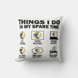 Wat ik doe in mijn vrije tijd volleybal grappig kussen