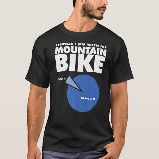 Wat ik doe met mijn mountainbike t-shirt (Voorkant)