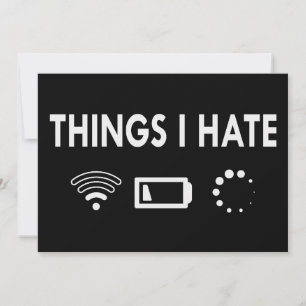 Wat ik haat kaart