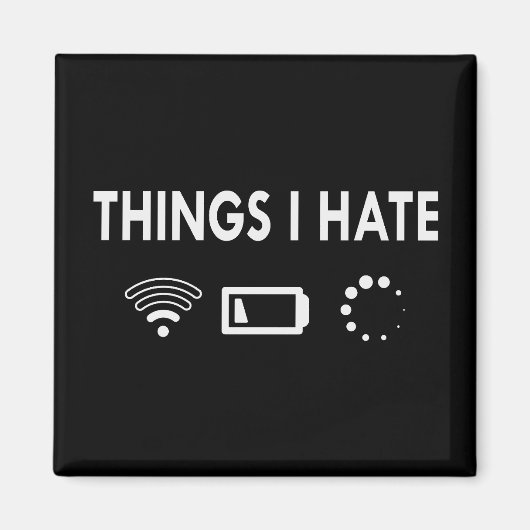 Wat ik haat magneet (Voorkant)