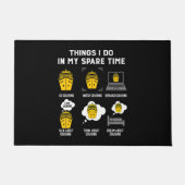 Wat ik in mijn vrije tijd doe, is grappig deurmat (Voorkant)