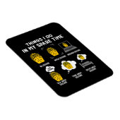 Wat ik in mijn vrije tijd doe, is grappig magneet (Rechterzijde)