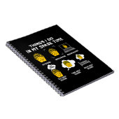 Wat ik in mijn vrije tijd doe, is grappig notitieboek (Rechterzijde)