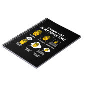 Wat ik in mijn vrije tijd doe, is grappig notitieboek (Linkerzijde)