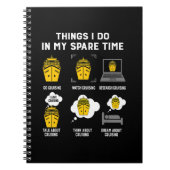Wat ik in mijn vrije tijd doe, is grappig notitieboek (Voorkant)