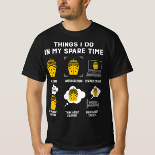 Wat ik in mijn vrije tijd doe, is grappig t-shirt