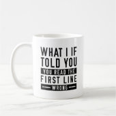 Wat ik je zou vertellen koffiemok (Links)