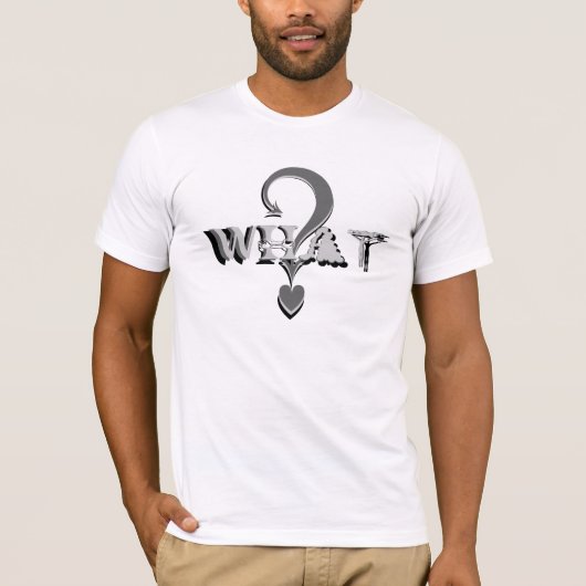 WAT? IK KAN JE NIET HOREN! - Gepersonaliseerd T-shirt (Voorkant)