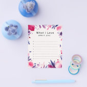 Wat ik leuk vind aan jou notitie, liefdesbriefje,  flyer (Enkel)