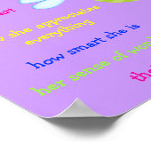 Wat ik leuk vind aan Sydney Gepersonaliseerd Poste Poster (Hoek)