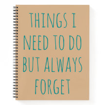 Wat ik moet doen, maar altijd Notitieboek vergeten