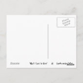 Wat ik niet in slaap val briefkaart (Achterkant)