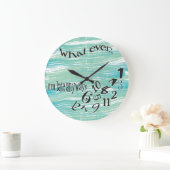 Wat ik ook ben, laat Blauwgroen penseelstreken Grote Klok (Huis)