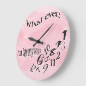 Wat ik ook ben, laat Roos roze Waterverf Grote Klok (Hoek)