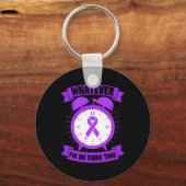 Wat ik ook ben over Fibro Time Fibromyalgie bewust Sleutelhanger (Voorkant)