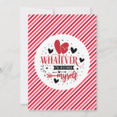 Wat ik ook ga daten met mezelf kaart (Voorkant)