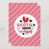 Wat ik ook ga daten met mezelf kaart (Voorkant / Achterkant)