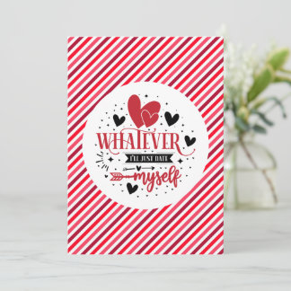 Wat ik ook ga daten met mezelf kaart