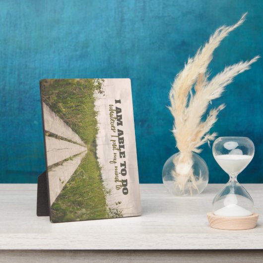 Wat ik ook voor me doe fotoplaat (Zijkant)