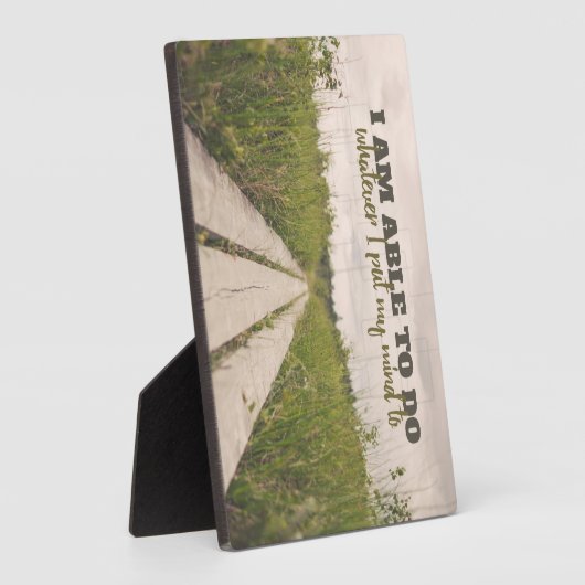 Wat ik ook voor me doe fotoplaat (Zijkant)