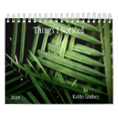 Wat ik opmerkte, door Kathy Lindsey Kalender (Hoes)