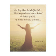 Wat ik van de Heer wilde, Psalm 27:4,