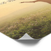 Wat ik van de Heer wilde, Psalm 27:4, Poster (Hoek)