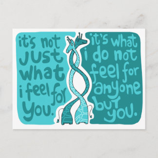 Wat ik voel briefkaart