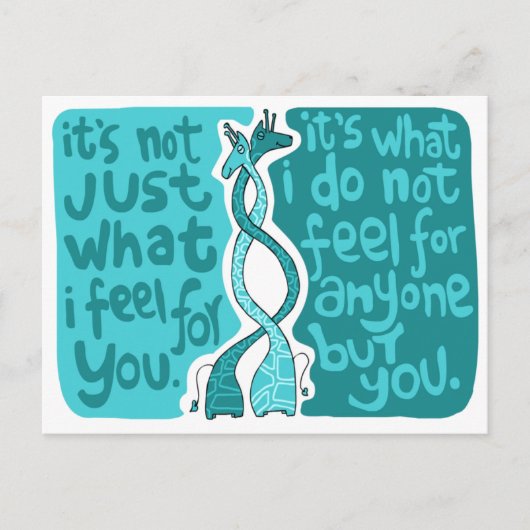 Wat ik voel briefkaart (Voorkant)