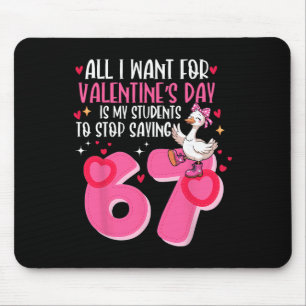 Wat ik wil met Valentijnsdag is dat mijn studenten Muismat