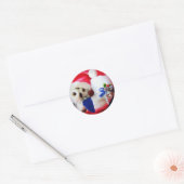 Wat ik wil voor Kerstmis Ronde Sticker (Envelop)