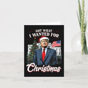 Wat ik wilde voor Kerst Trump 2024 Kaart