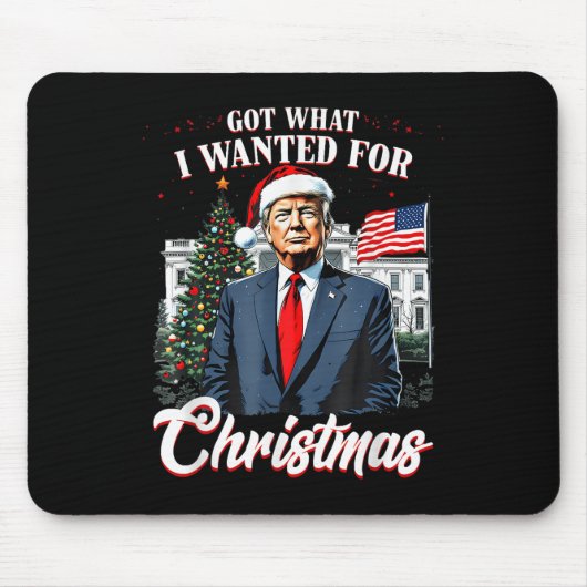 Wat ik wilde voor Kerst Trump 2024 Muismat (Voorkant)