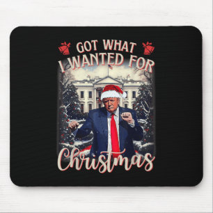 Wat ik wilde voor Kerst Trump 2025 Muismat