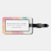 Wat ik zag bij het wachten bagagelabel (Achterkant horizontaal)