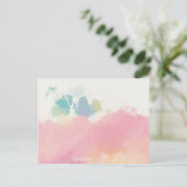 Wat ik zag bij het wachten briefkaart (Staand voorkant)